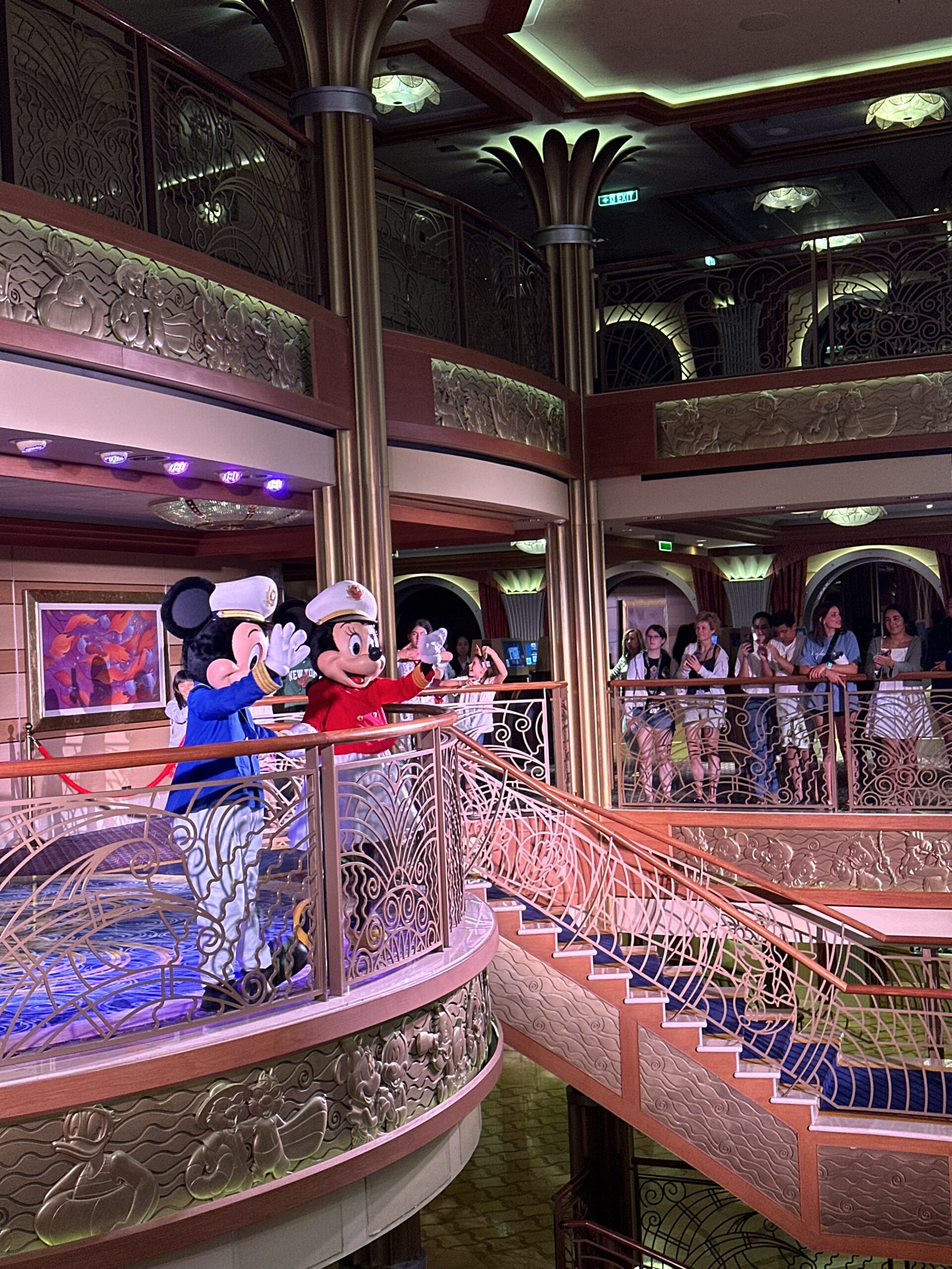 Minnie and Mickey at the Disney Dream