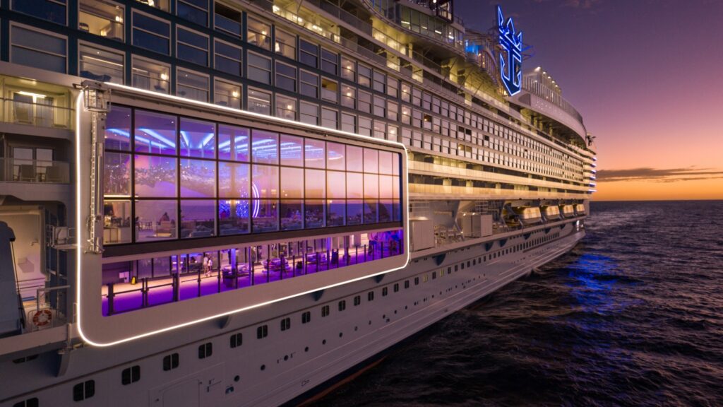 Icon of the Seas outside