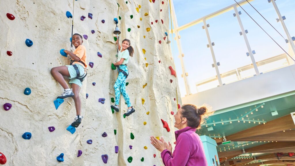 Icon of the Seas climb