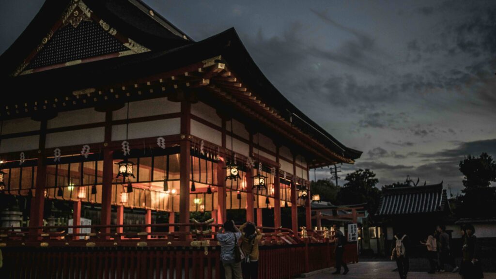 Kyoto temple building