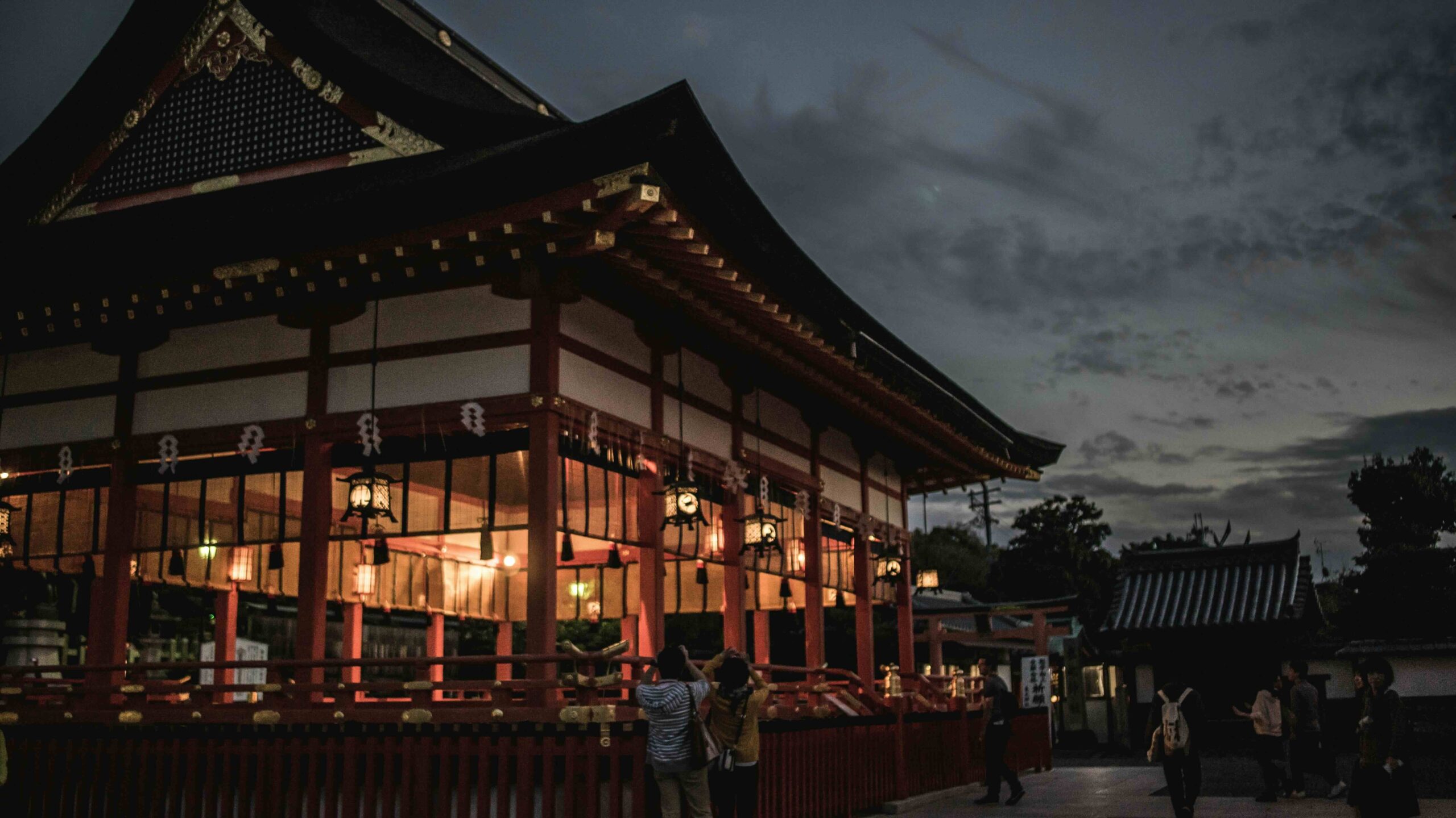 Kyoto temple building