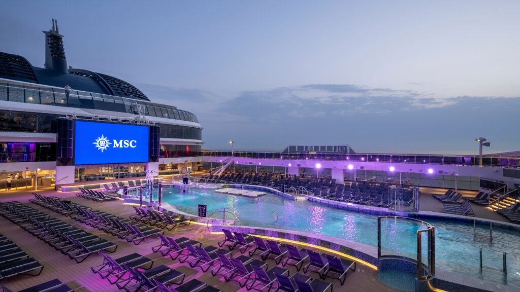 MSC World America deck