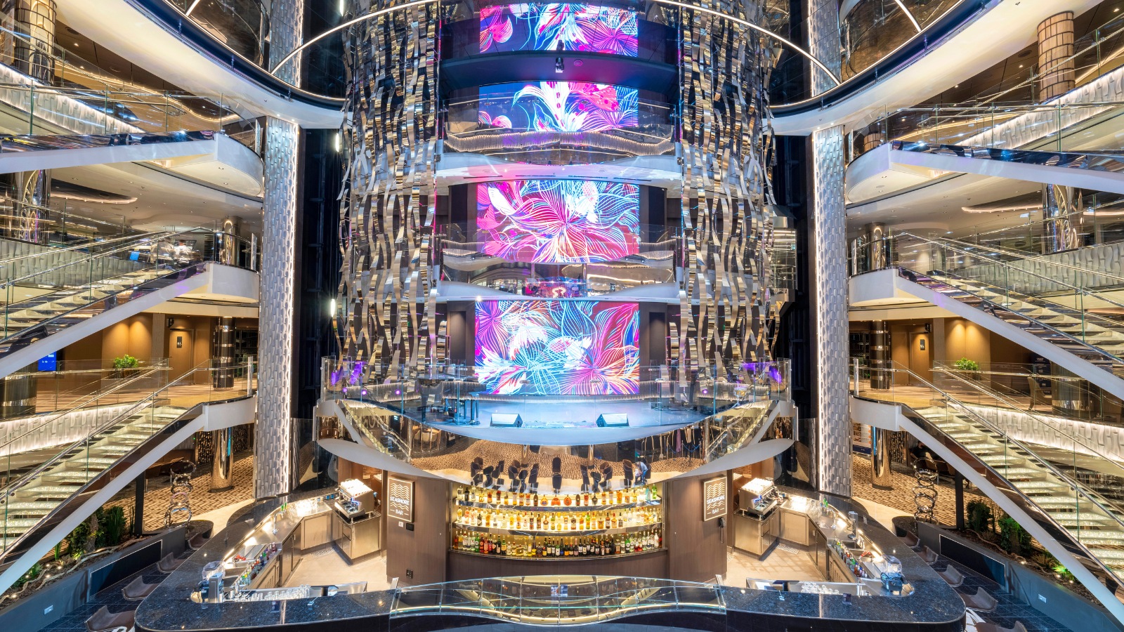 MSC Seashore atrium