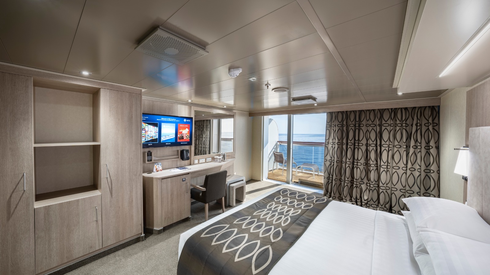 MSC Seashore balcony cabin