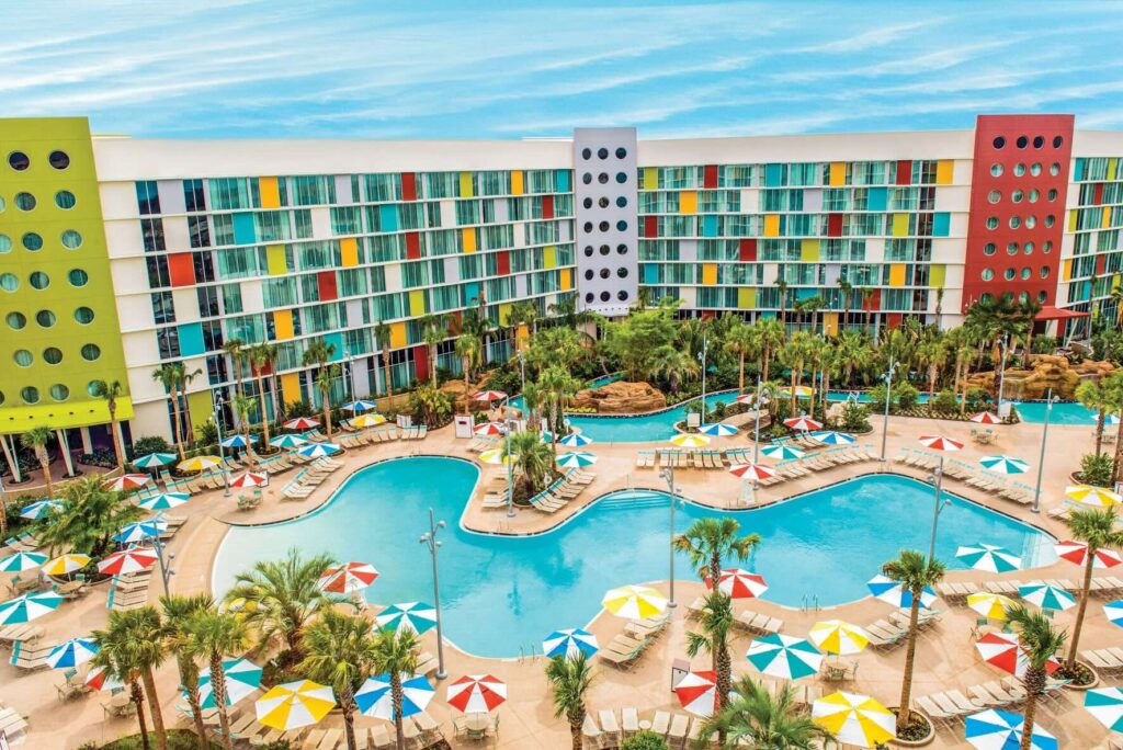 Stay at Cabana Bay Beach Resort during a Universal Orlando Florida Vacation