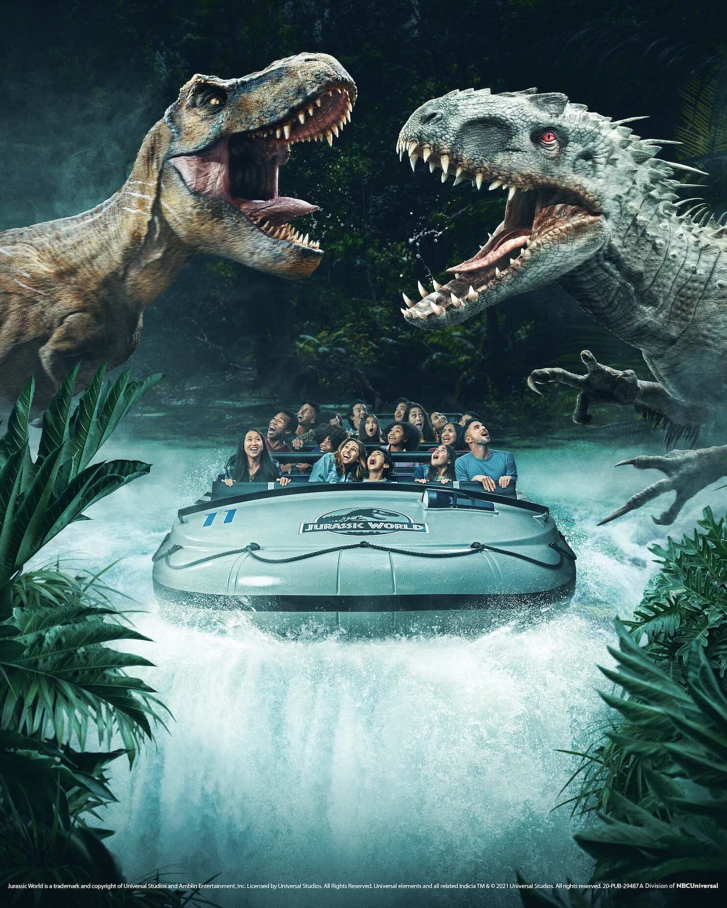 Universal Studios Hollywood California - Jurassic World Ride