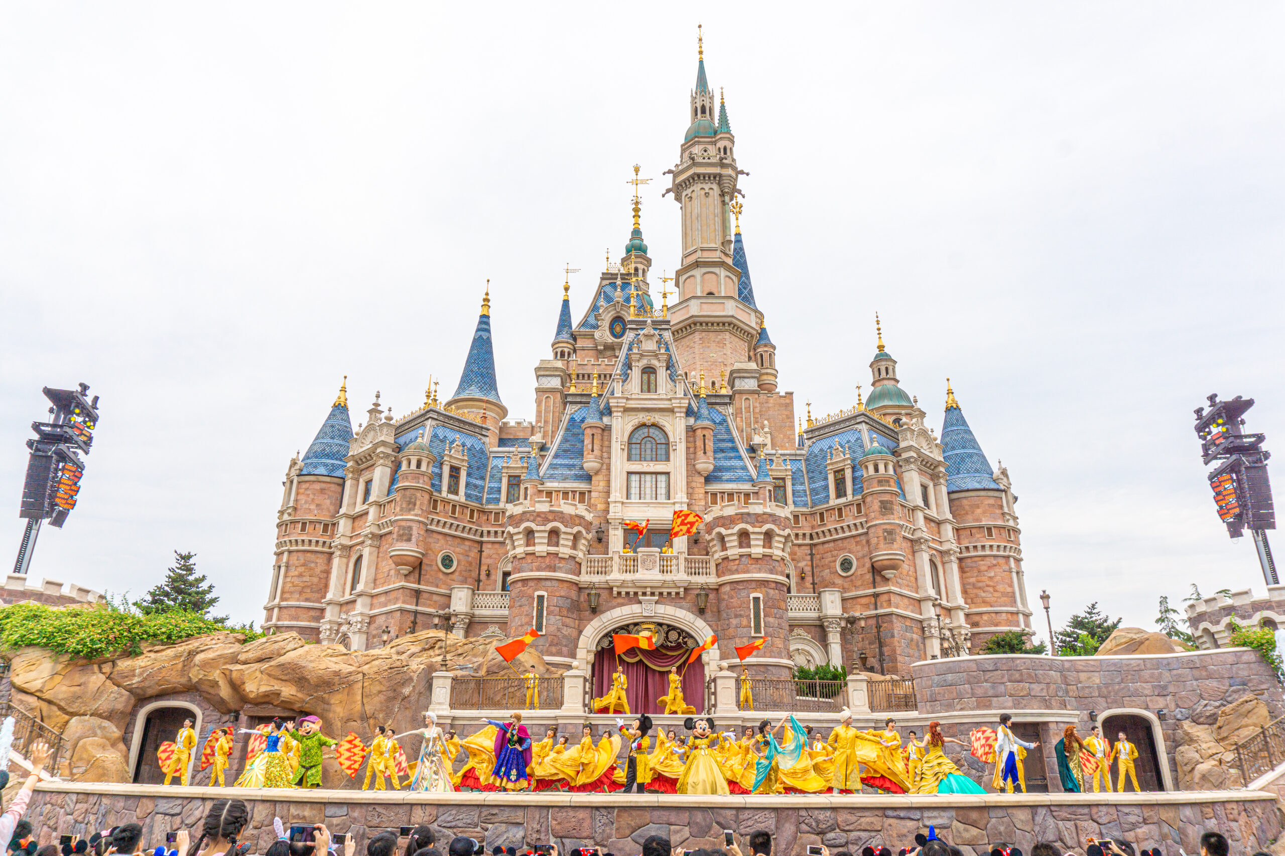 The Disney castle in Shanghai