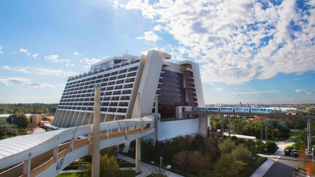 Contemporary Resort Walt Disney World - zijaanzicht