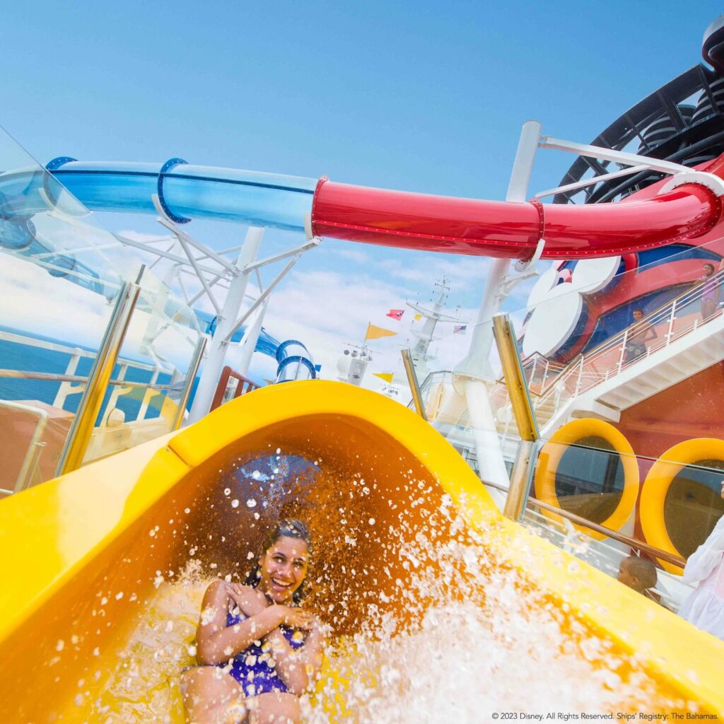 Disney Magic Waterslide deck - Disney Cruise Line