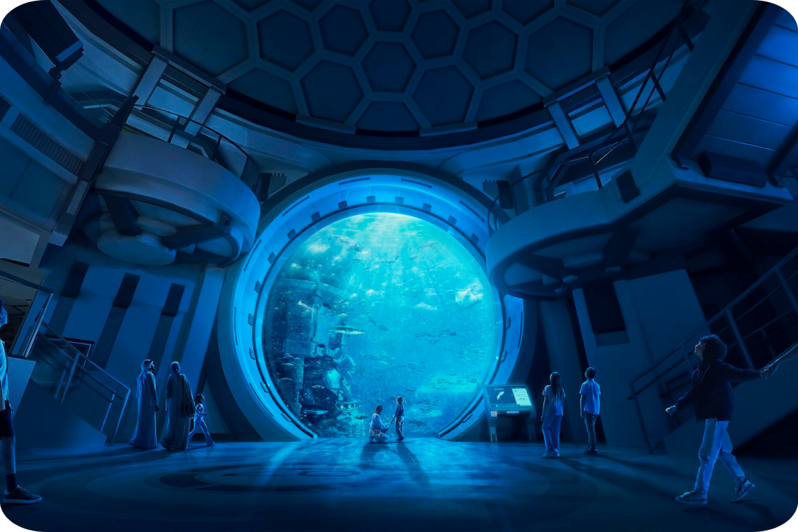 Endless Ocean Sea World Yas Island Abu Dhabi -Reusement Parks of Dubai and Abu Dhabi