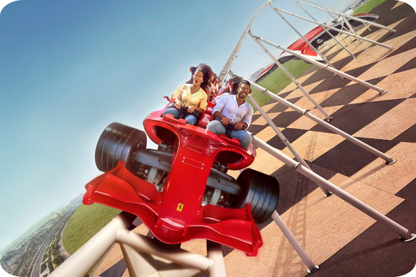 Verenigde Arabische Emiraten Ferrari World Abu Dhabi - Formula Rossa, snelste achtbaan ter wereld