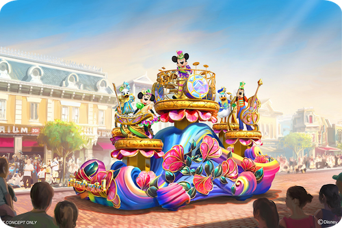 Hong Kong Disneyland Parade Float 20 jaar - Mickey & Friends