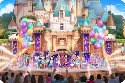 Kasteelshow Hong Kong Disneyland