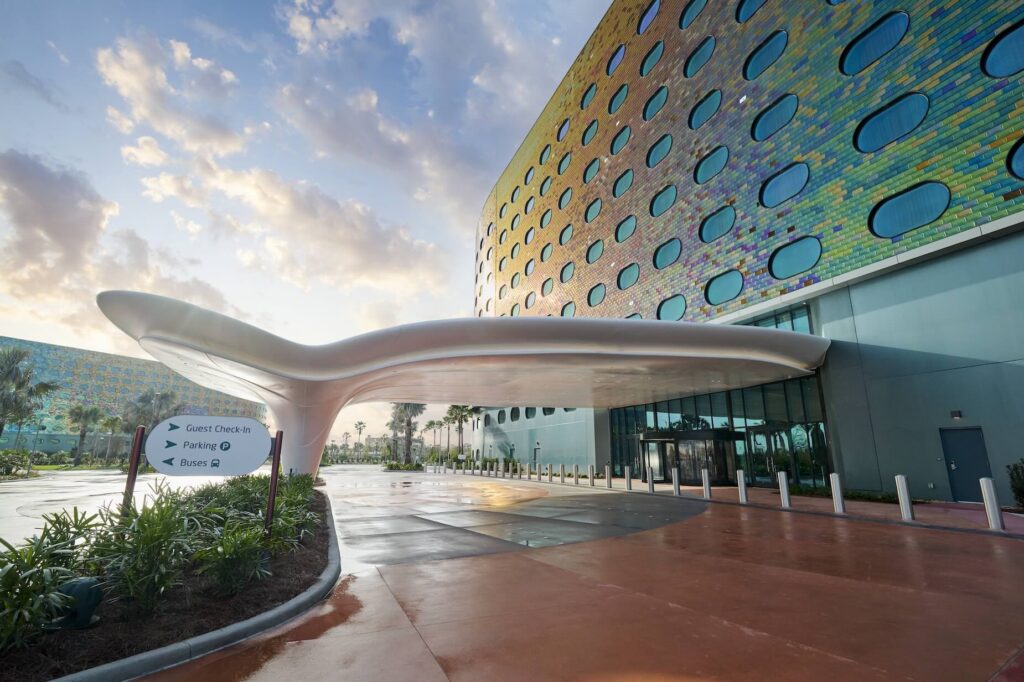 Front of Terra Luna Hotel at Universal Resort Orlando