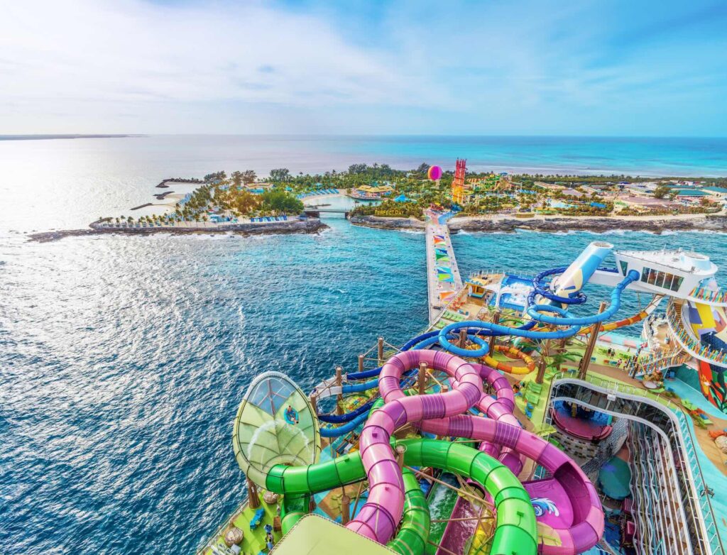 Aquapark above - Icon of the Seas - Royal Caribbean International Cruises
