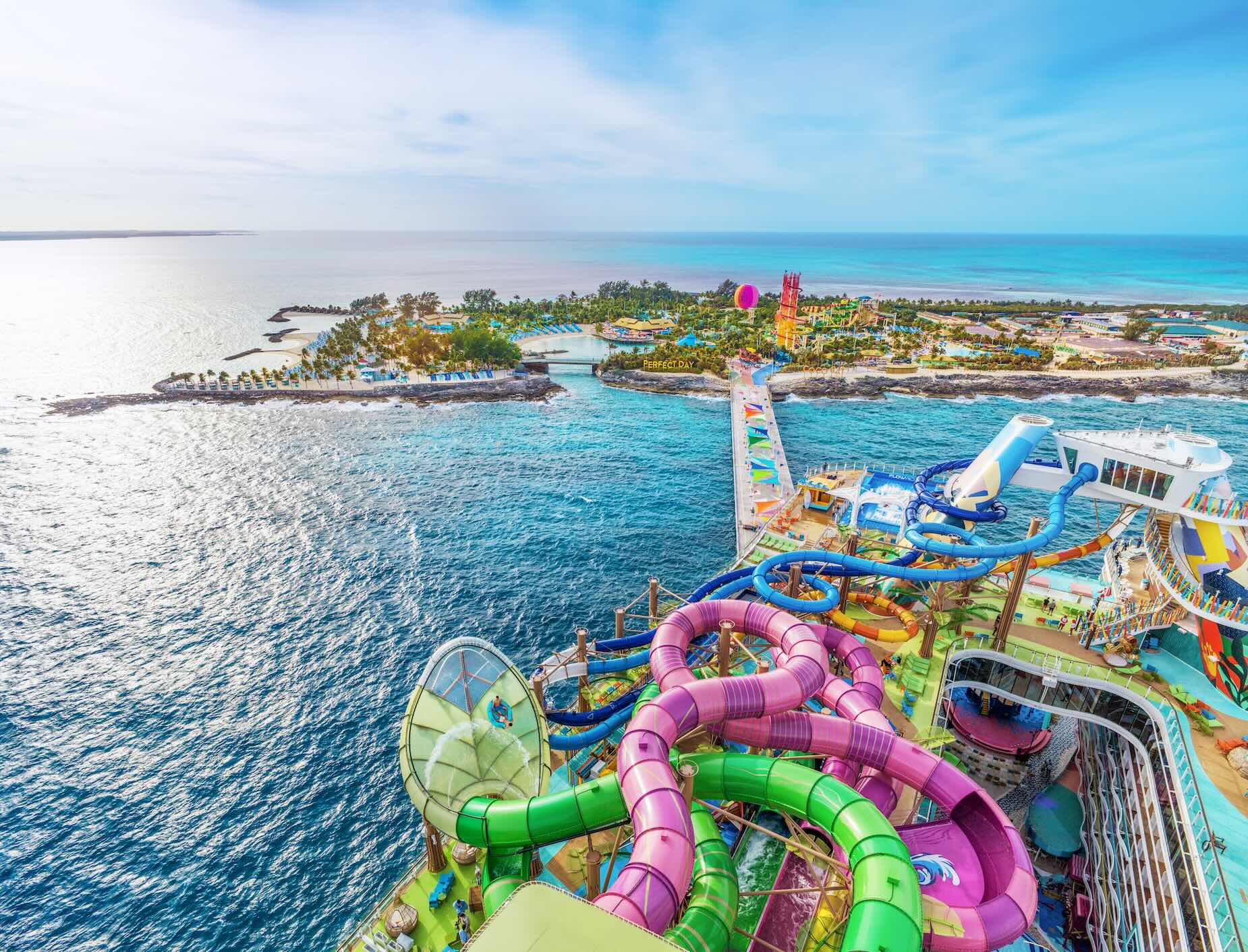 Aquapark above - Icon of the Seas - Royal Caribbean International Cruises