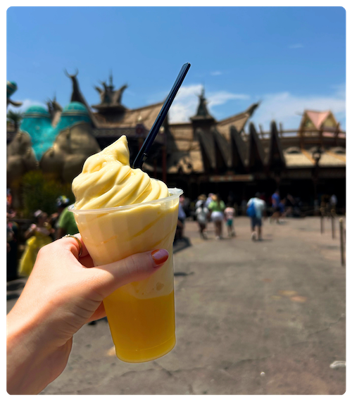 Dole Whip Float, Magic Kingdom Snack - Walt Disney World snacks