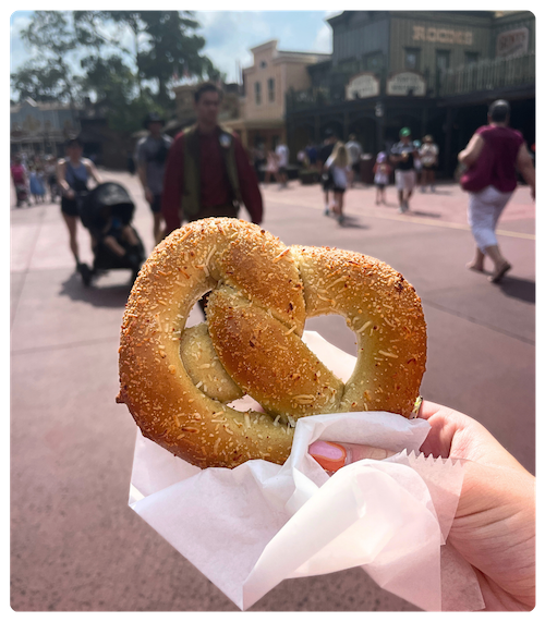 Jalapeno Pretzel, Magic Kingdom Snack - Walt Disney World snacks