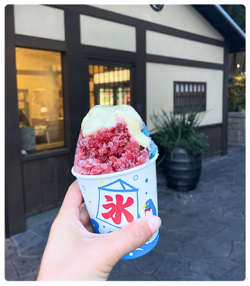 Kakigori EPCOT snack - Walt Disney World snacks