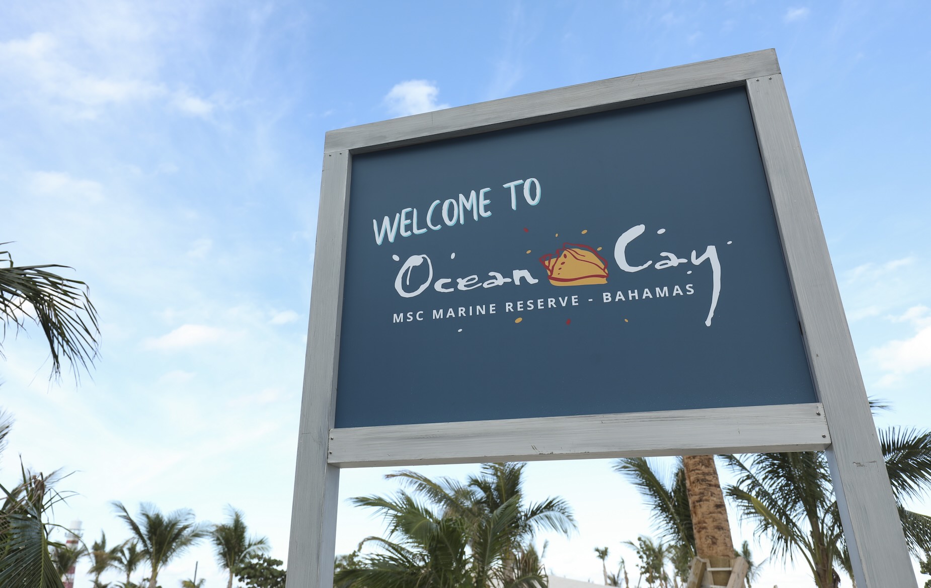 MSC Cruises - Ocean Cay Bahamas Welcome Board