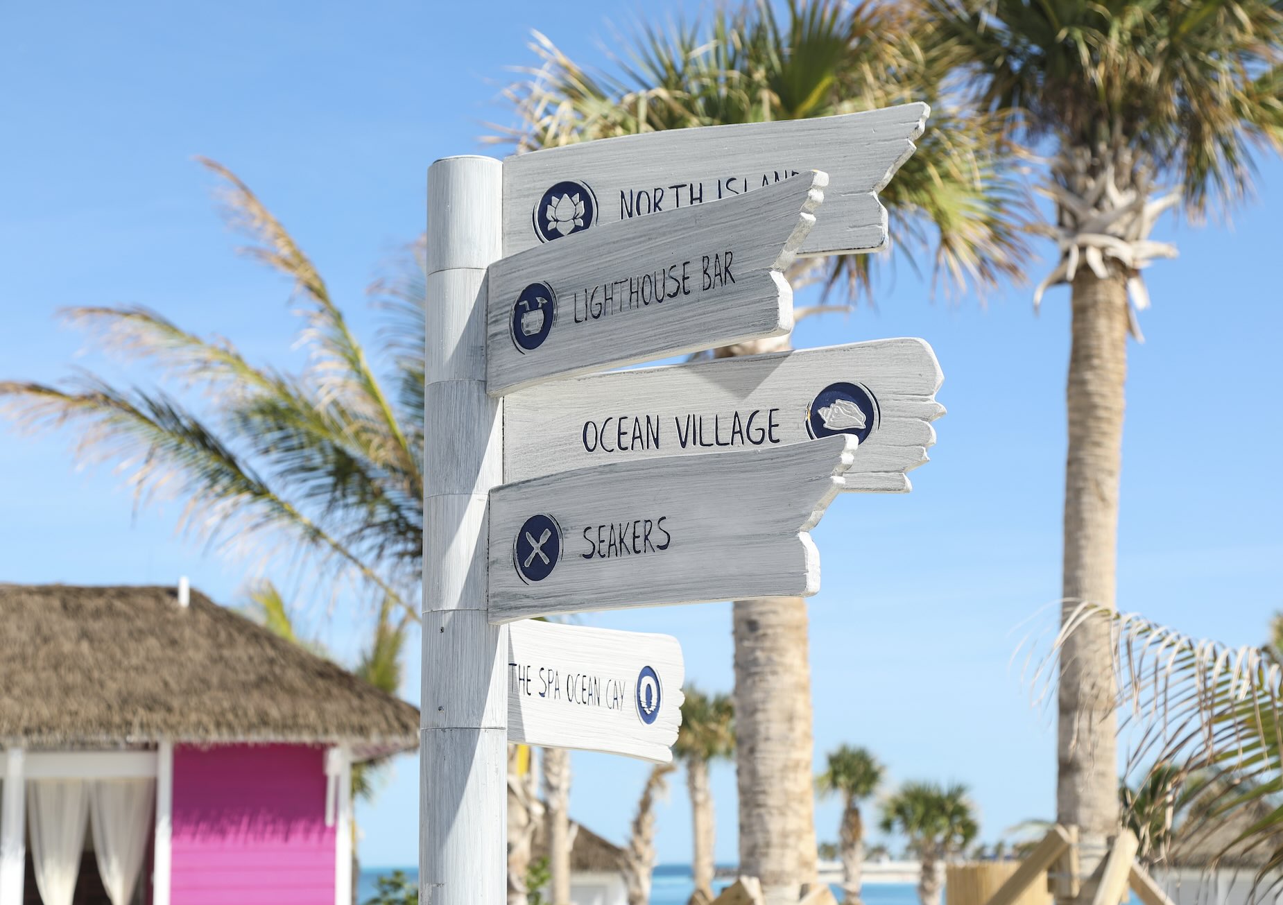 MSC Cruises - Ocean Cay Bahamas signage