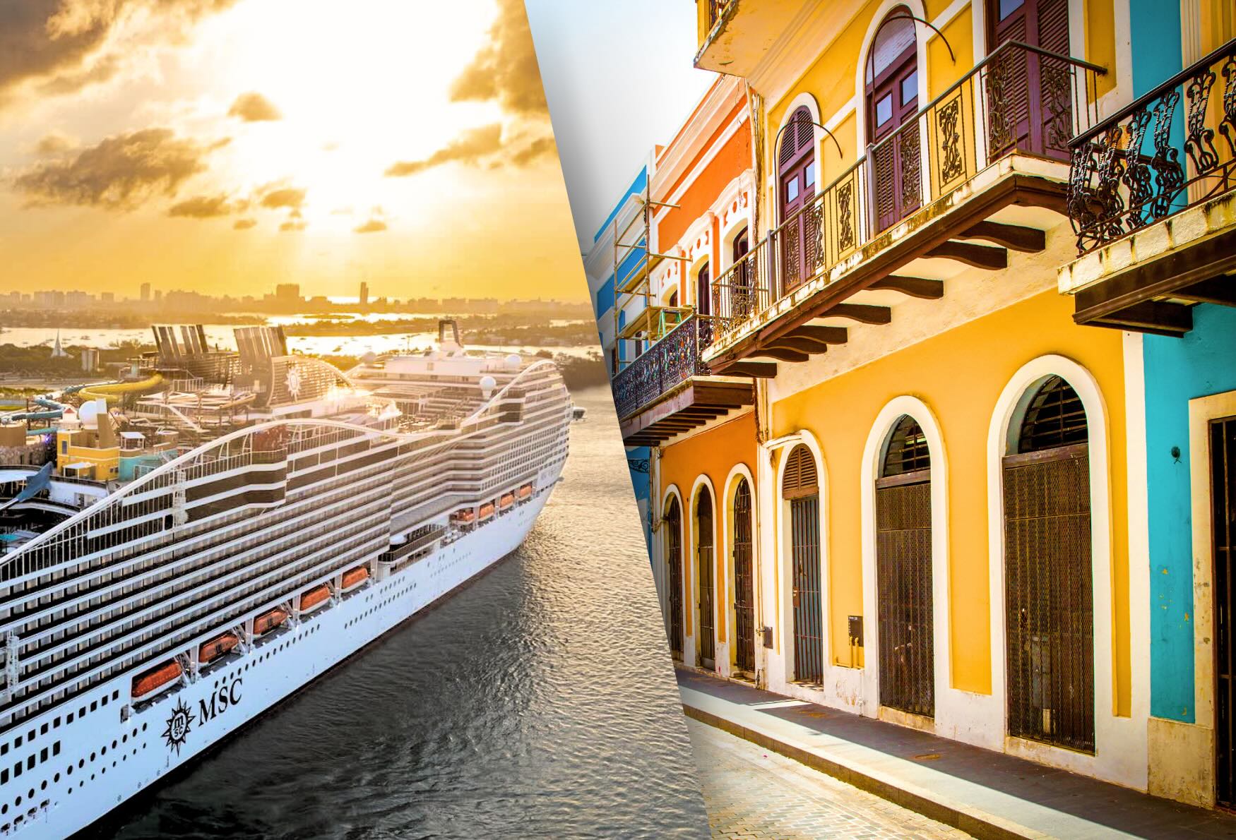MSC World America Cruise, header 7 nights Eastern Caribbean