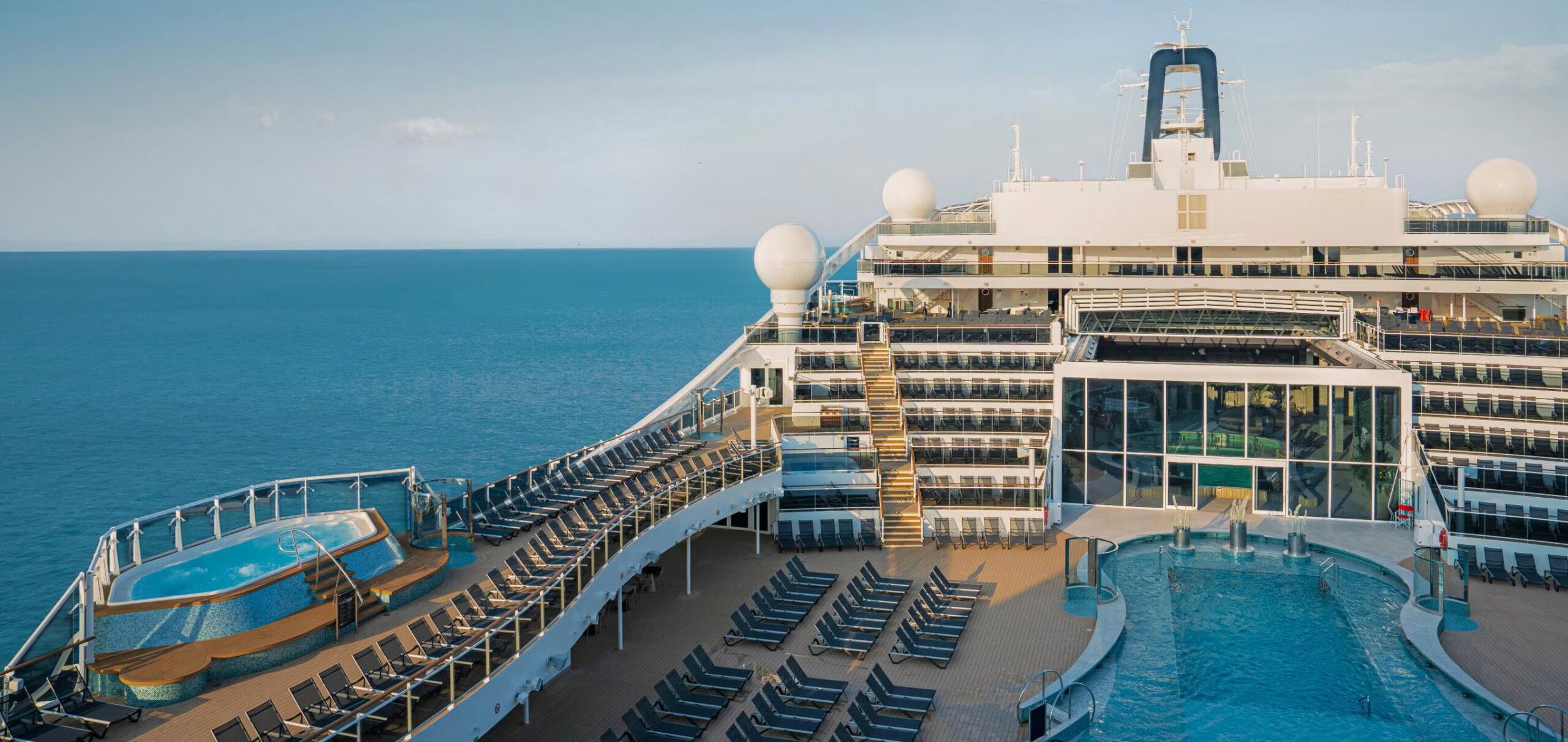 MSC World America Cruise pool deck