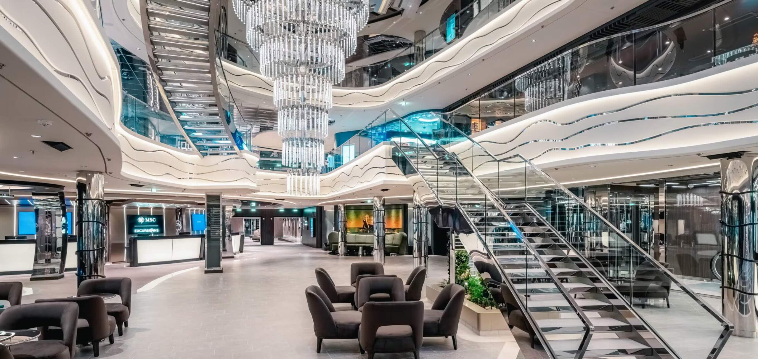 MSC World America Cruise Galleria ship