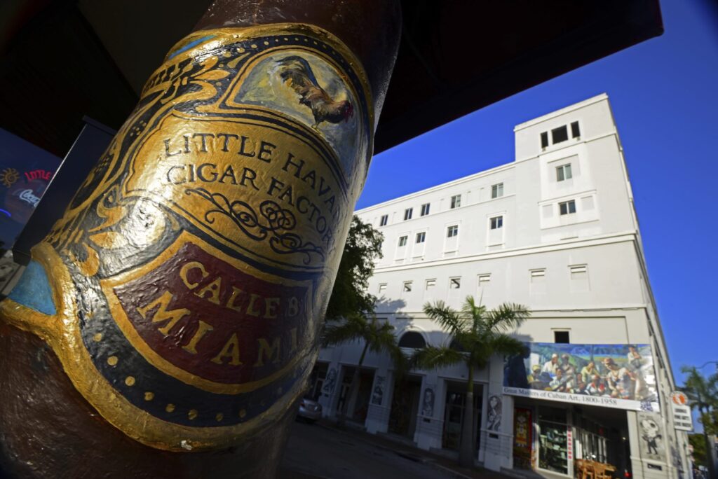 Traditional cigar factory in Little Havana, authentic neighborhood in Miami, Florida