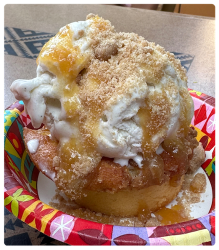 Pineapple crust cake, Animal Kingdom snack - Walt Disney World snacks