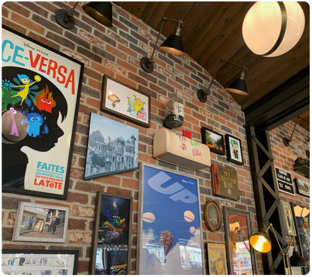 Pixar restaurant, Lamplight Lounge - Disneyland Anaheim Resort, Disney California Adventure