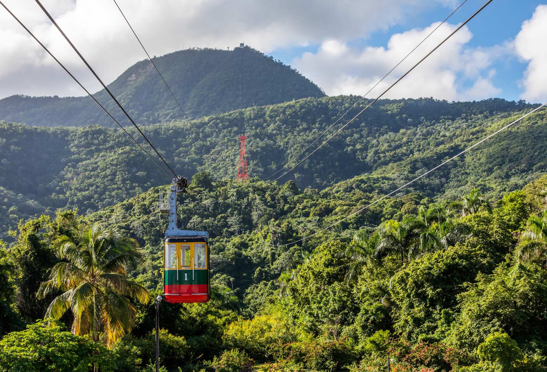 Cable car in the mountains in Puerto Plata , Dominican Republic ( MSC World America)
