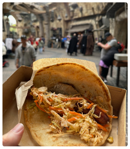 Ronto Wrap Hollywood Studios snack - Walt Disney World