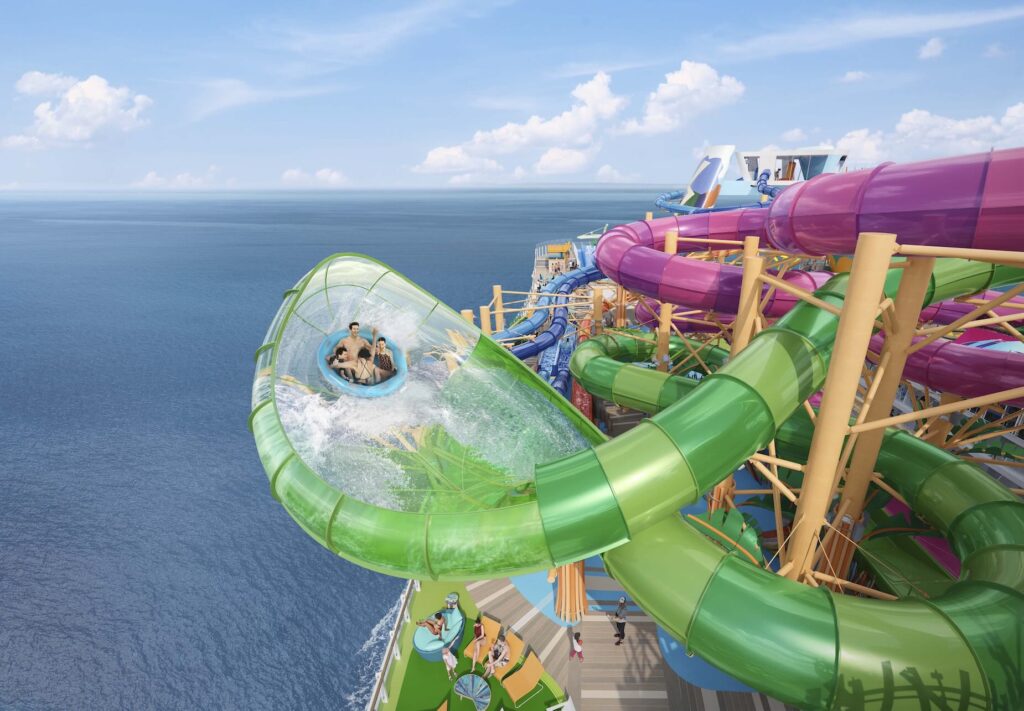 Category 6 slides, onboard aqua park. Star of the Seas - Royal Caribbean Cruises Cruise Vacation Western Caribbean
