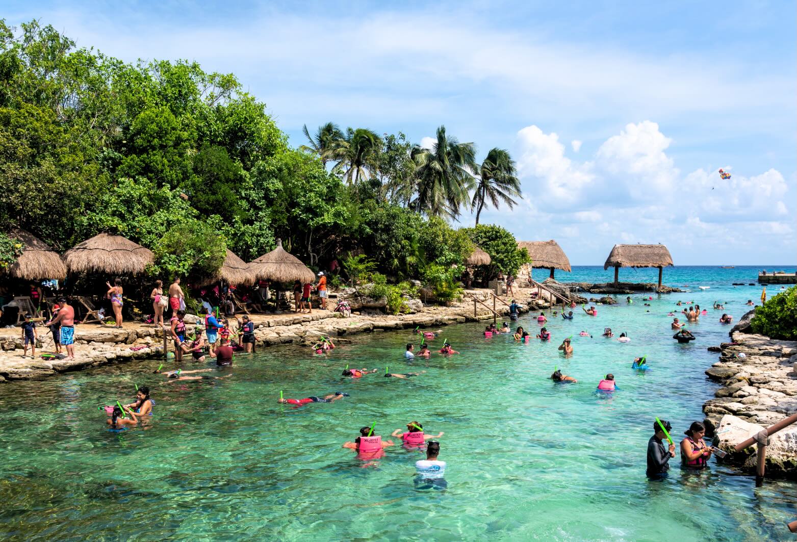 Xcaret Cozumel Mexico Snorkling
