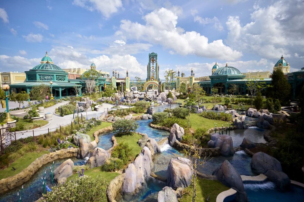 Celestial Park at Universal Epic Universe during a vacation to Universal Orlando Resort