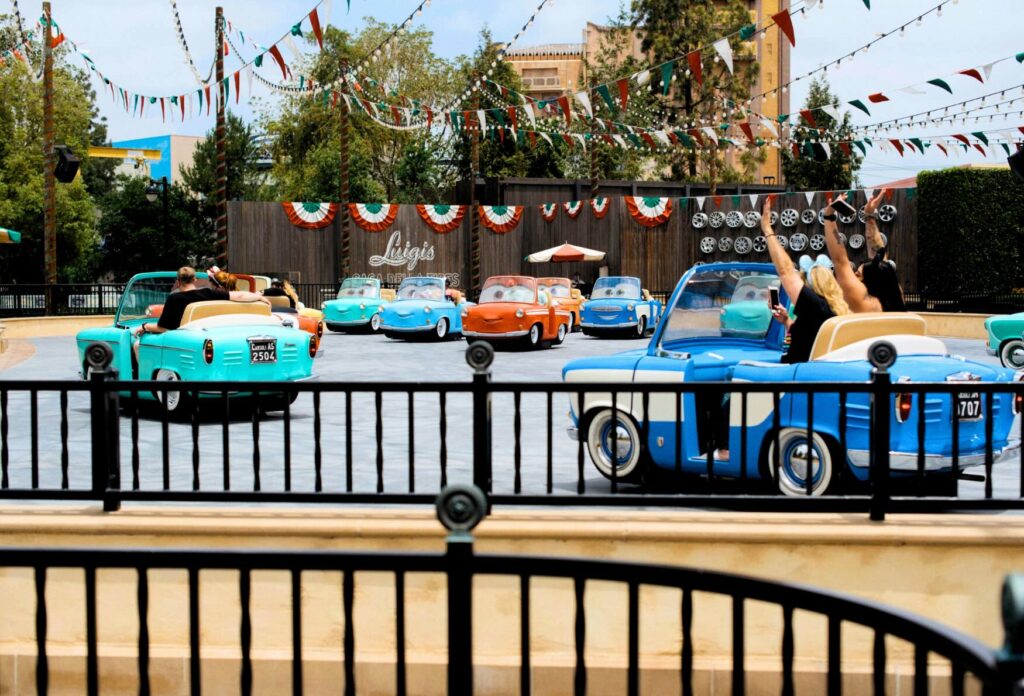 Disneyland Anaheim, Disney California Adventure - Cars Attraction Luigis