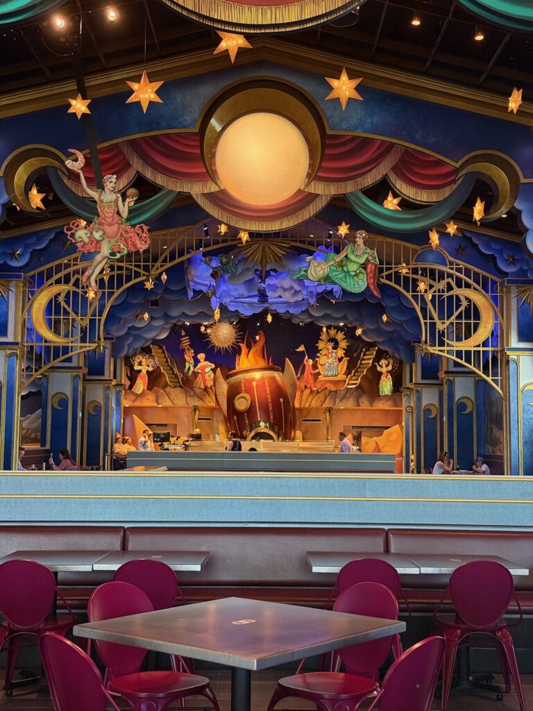 Pizza Moon restaurant in Epic Universe