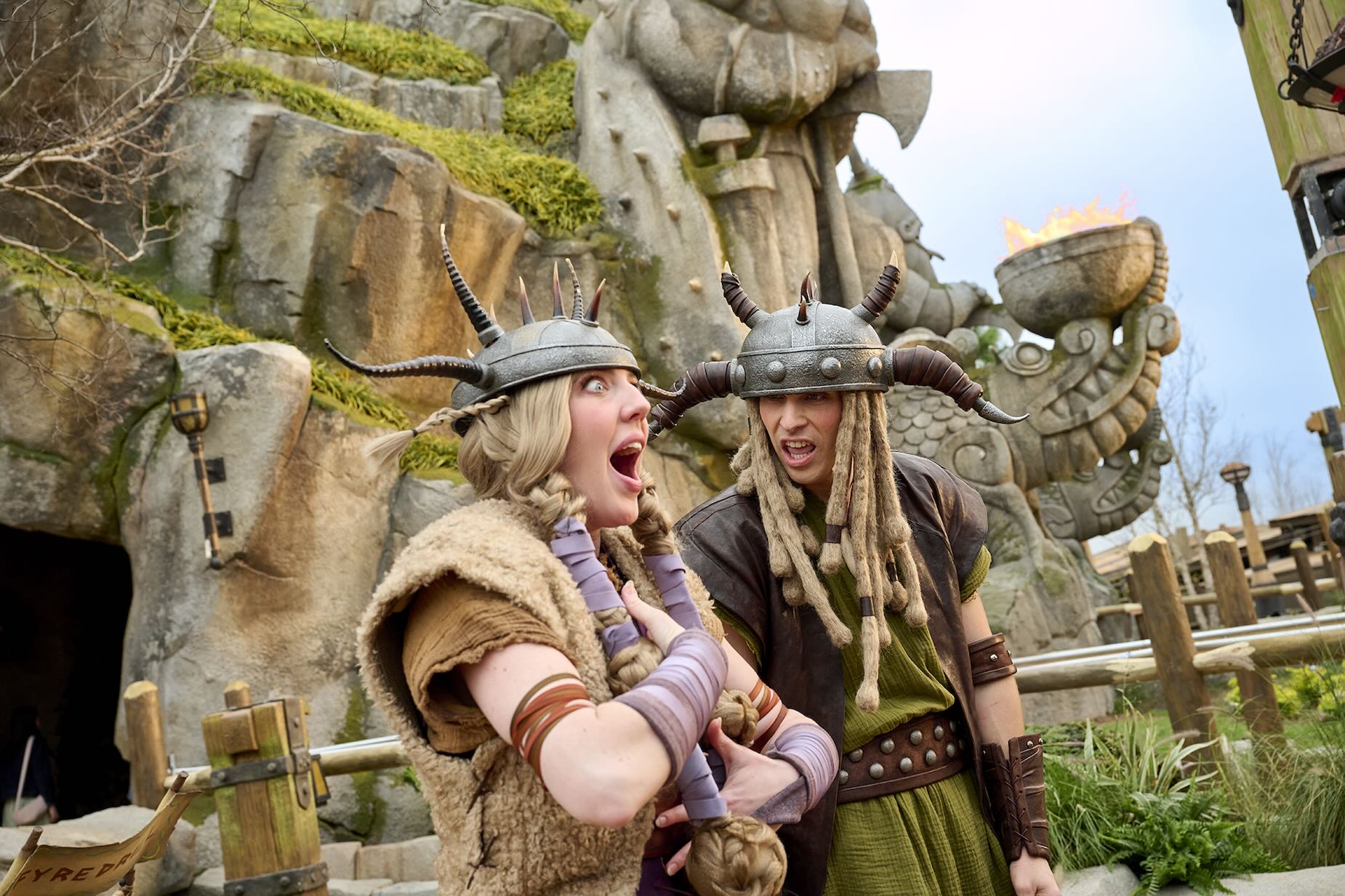 Characters van How to Train upper Dragon, Isle of Berk - Universal Orlando Resort, Epic Universe