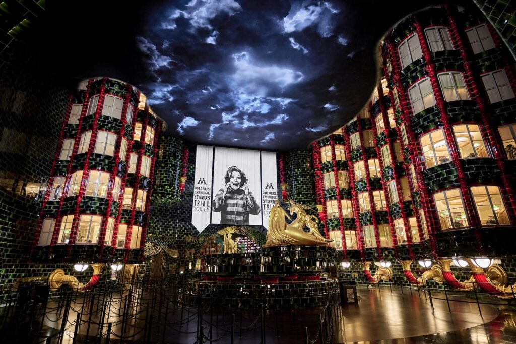 London, the Ministry of Magic queue in het Harry potter park in Florida, Orlando
