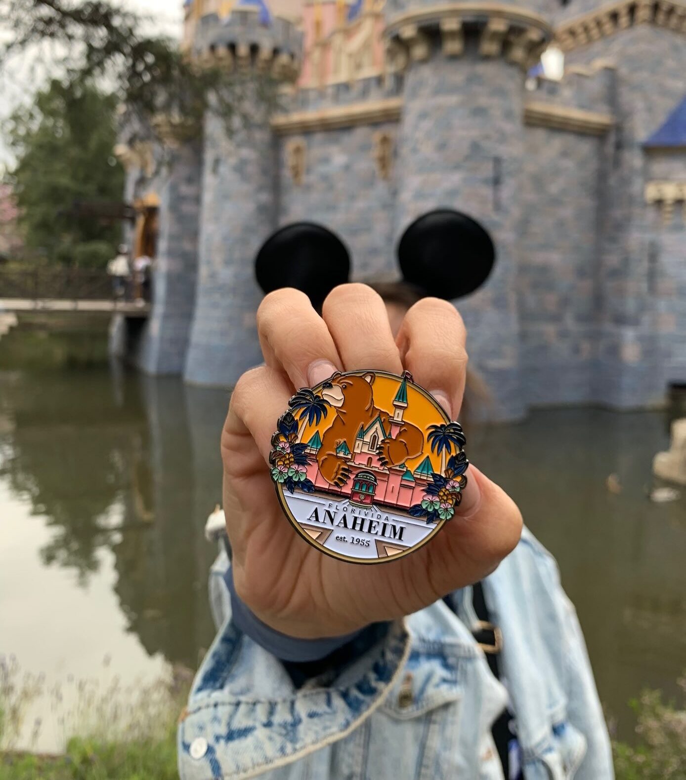 Pin Disneyland Anaheim, exclusively at Florivida during a Disney trip