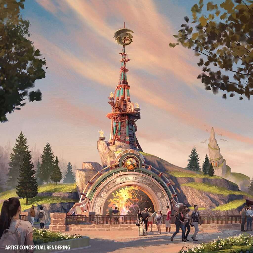 Portal Isle of Berk, How to Train Your Dragon Universal Epic Universe - Universal Orlando Resort