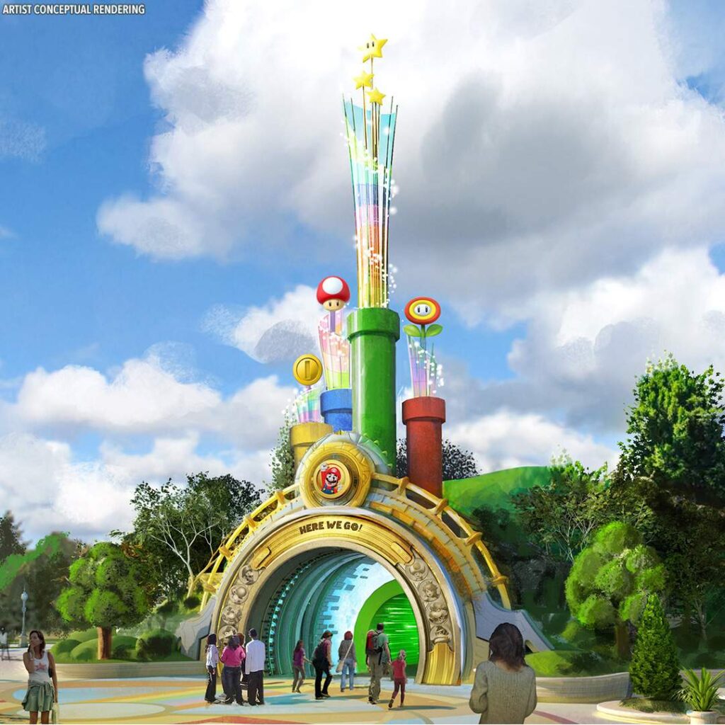 Portal Super Nintendo World Universal Epic Universe - Orlando