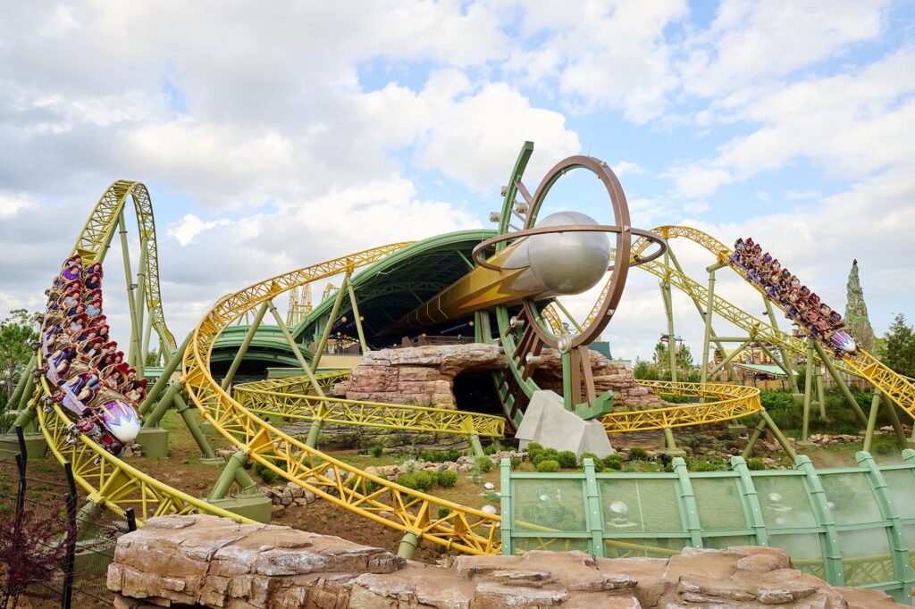 New Stardust Racers roller coaster at Celestial Park, Universal's Epic Universe Orlando