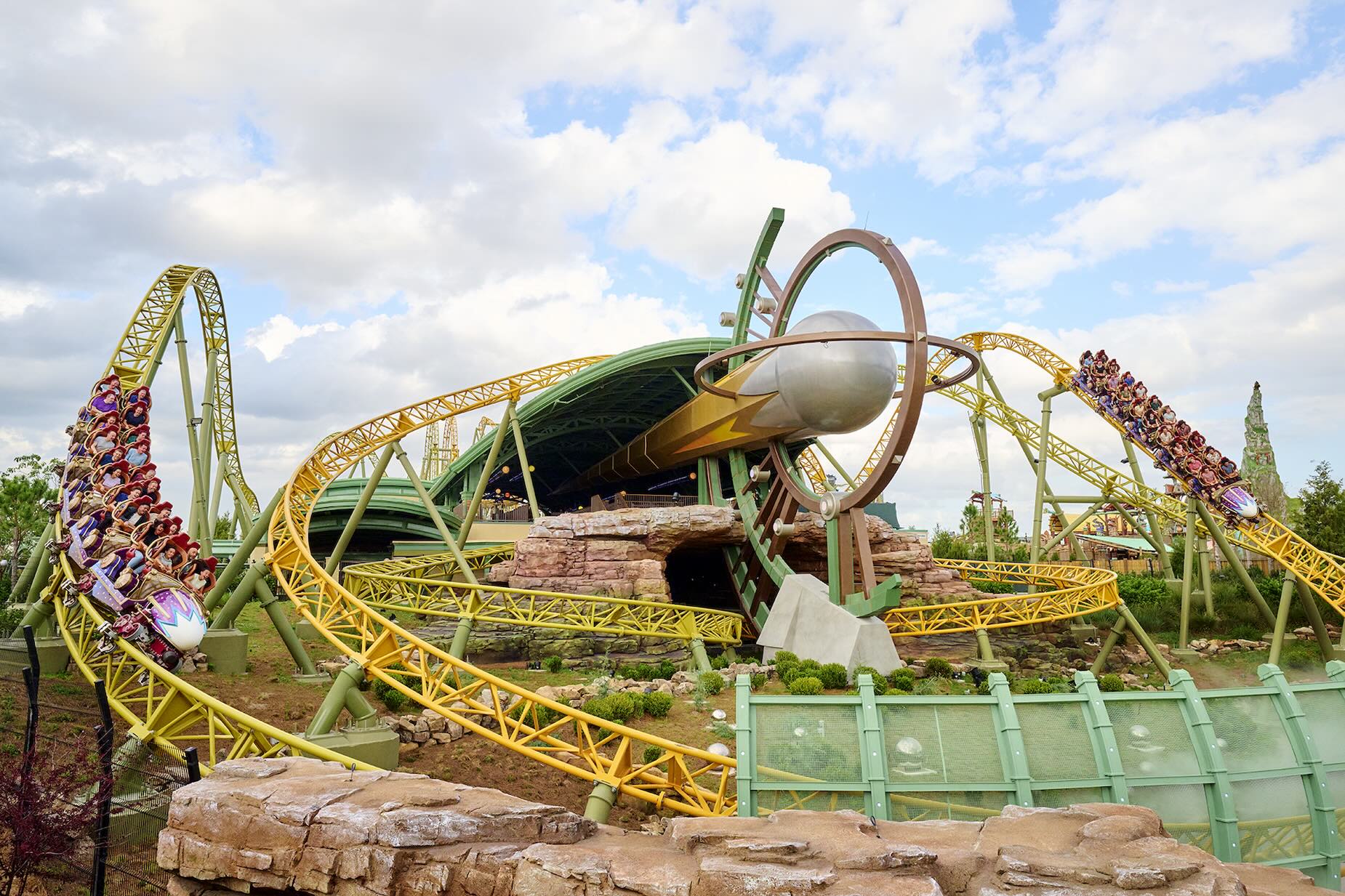 New Stardust Racers roller coaster at Celestial Park, Universal's Epic Universe Orlando