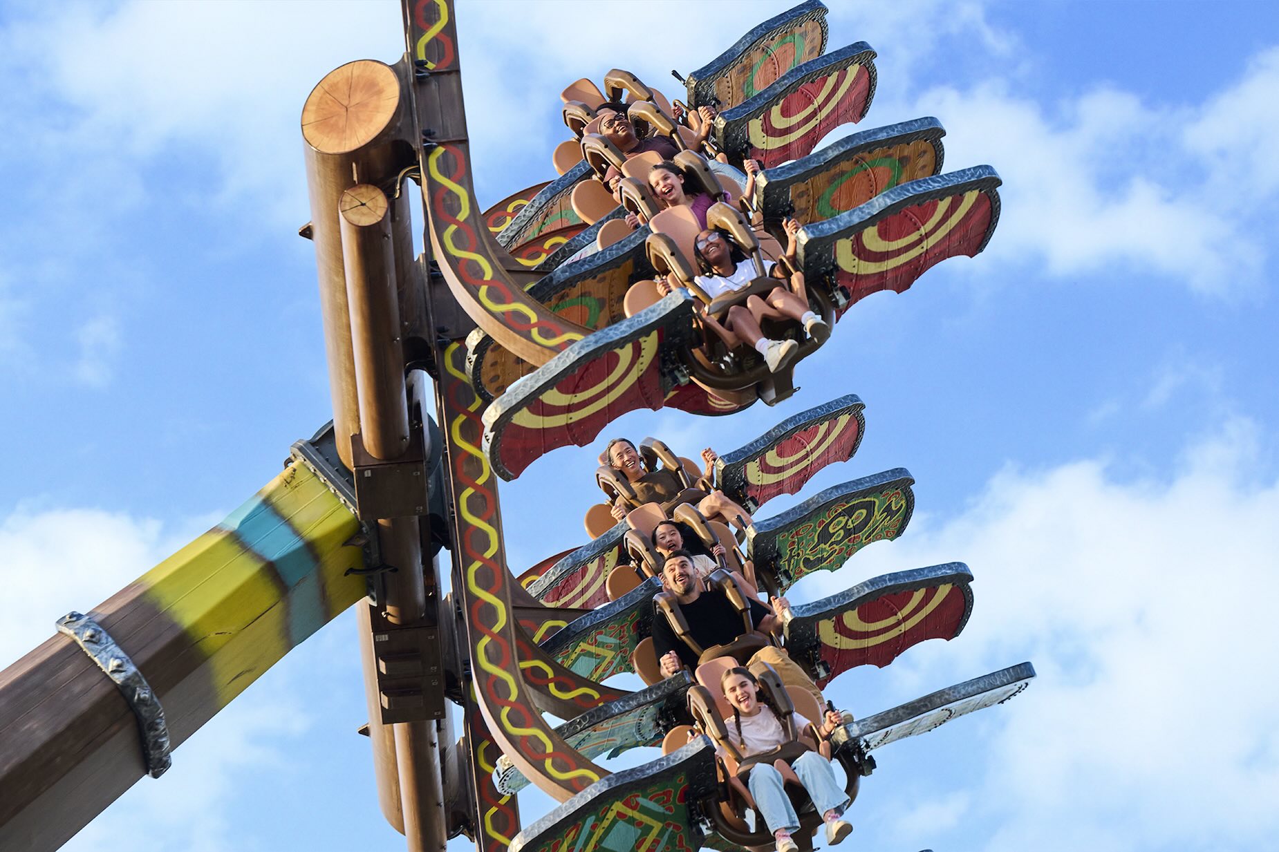 Dragon Racers Rally on ride bij How to Train your Dragon, Isle of Berk - Universal Orlando Resort, Epic Universe