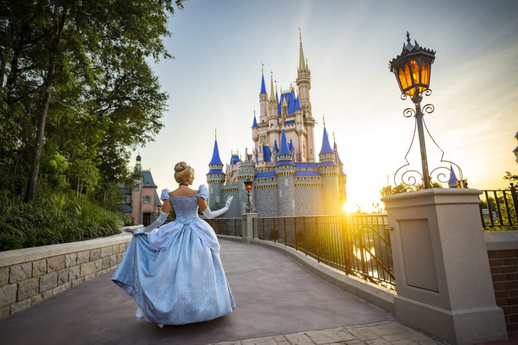 Cinderella at the castle in Magic Kingdom - a highlight of your Disney World vacation