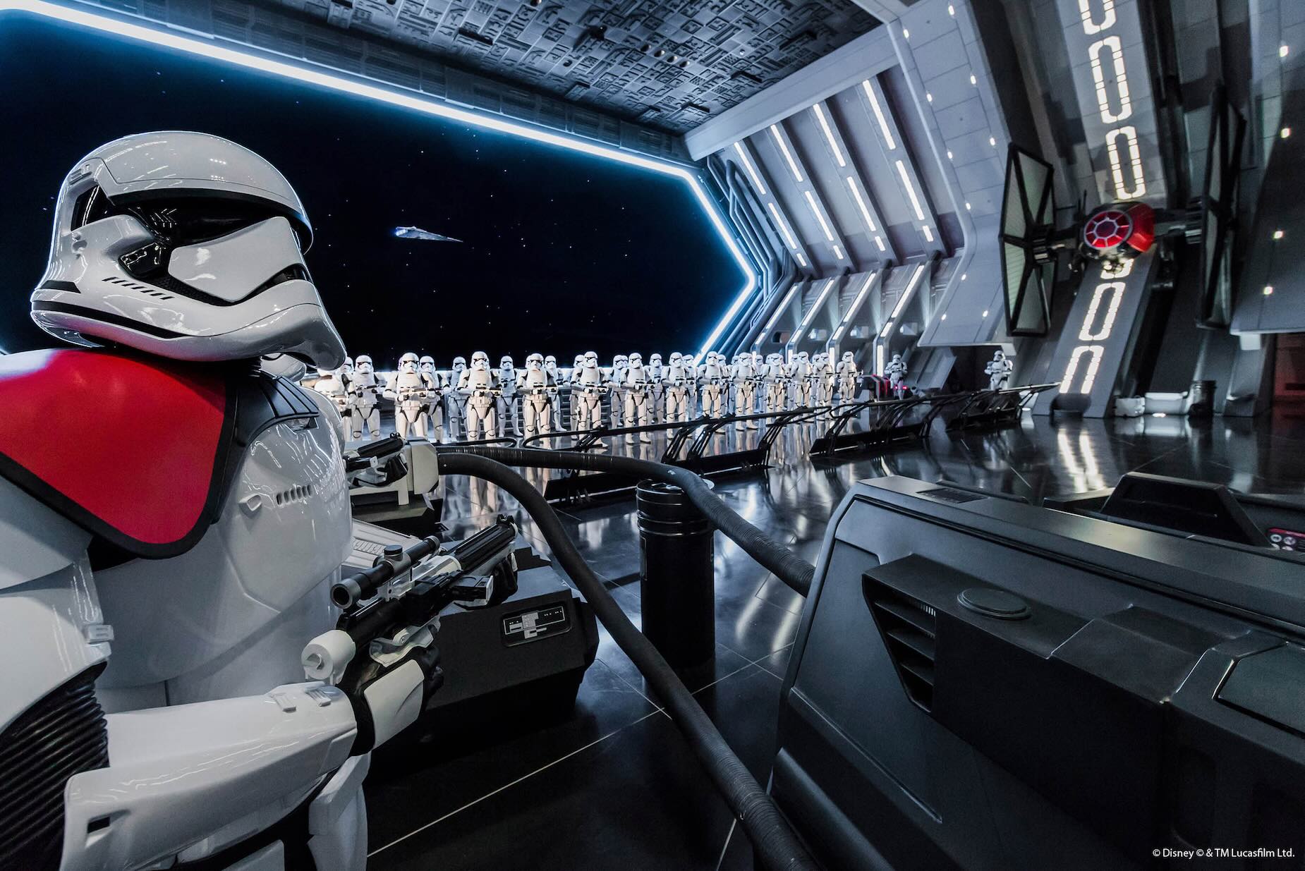 Ontdek Rise of the Resistance in Galaxy's Edge gelegen in wdw Orlando Florida