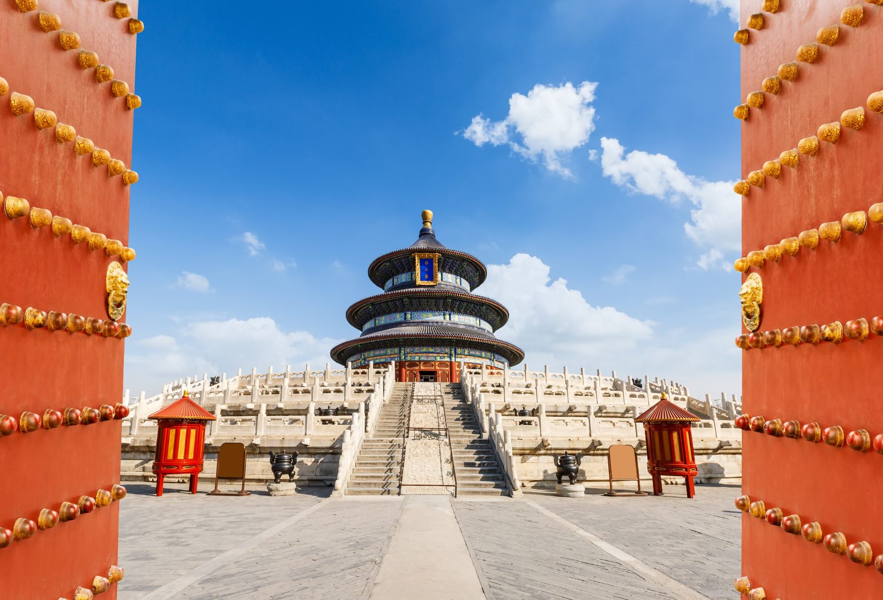 Temple of heaven in Beijing, attraction during a vacation to China