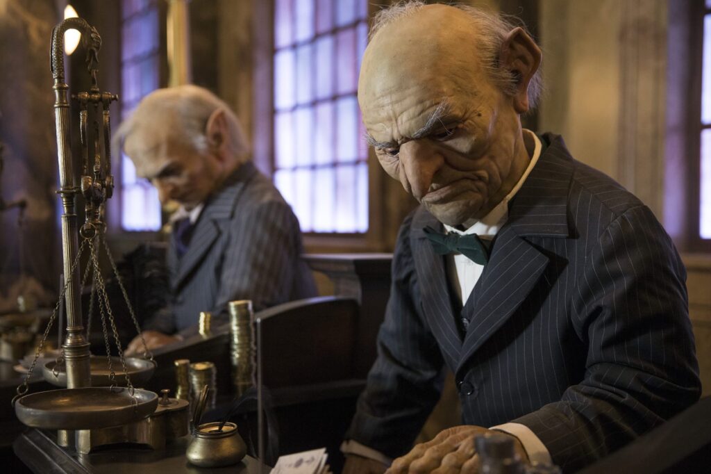 Harry Potter pretpark, de Wizarding World of Harry Potter attractie escape from Gringotts